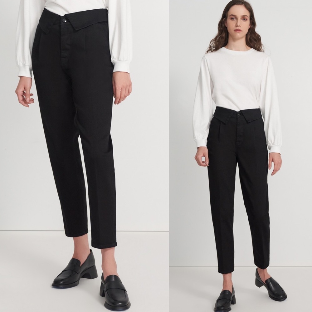 Revolve J Brand peg Fold Over Pleat Front jeans - Picture 4 of 14